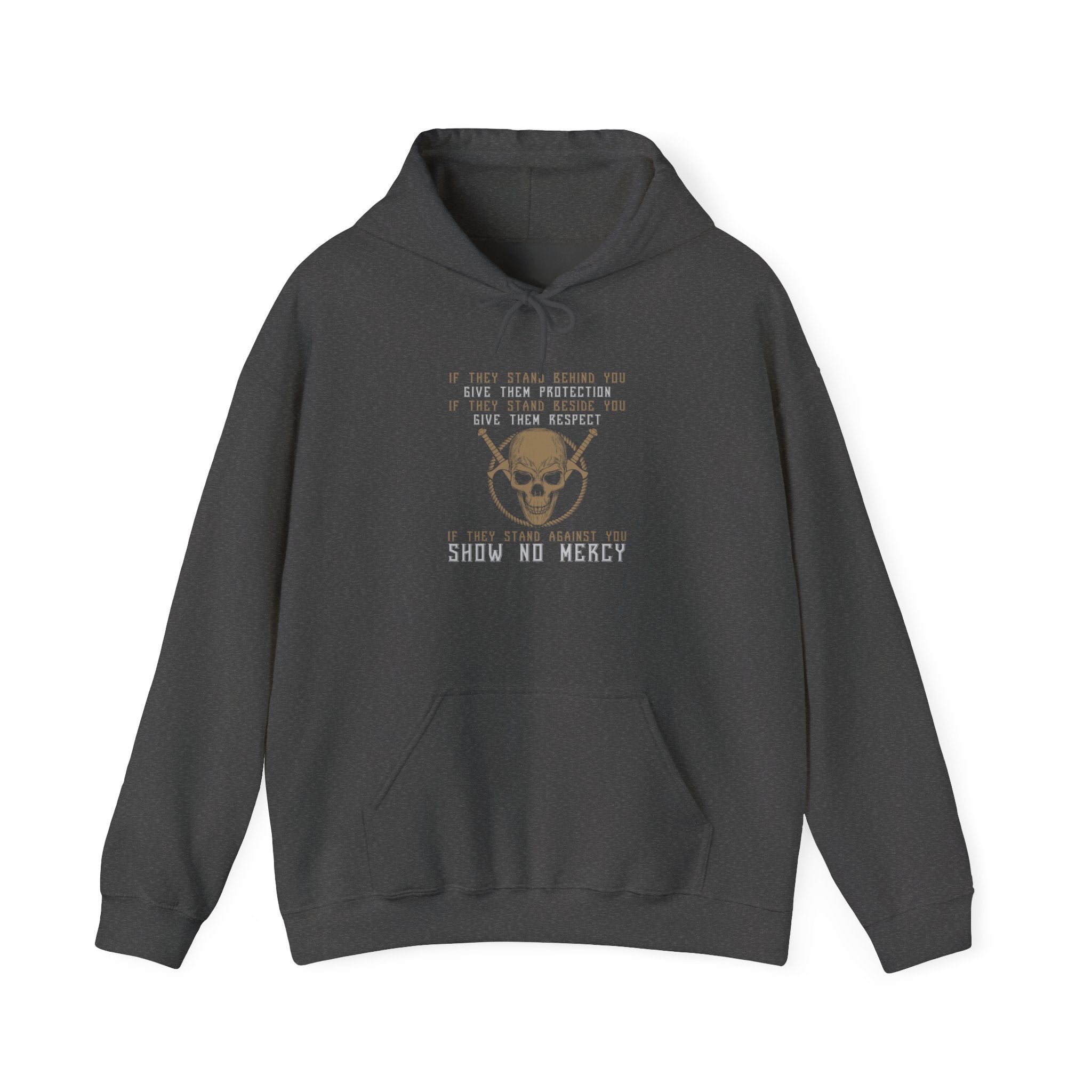 Skull & Crossbones Hoodie – "I Keep Going Till I Fall Asleep" Vintage Graphic Sweatshirt