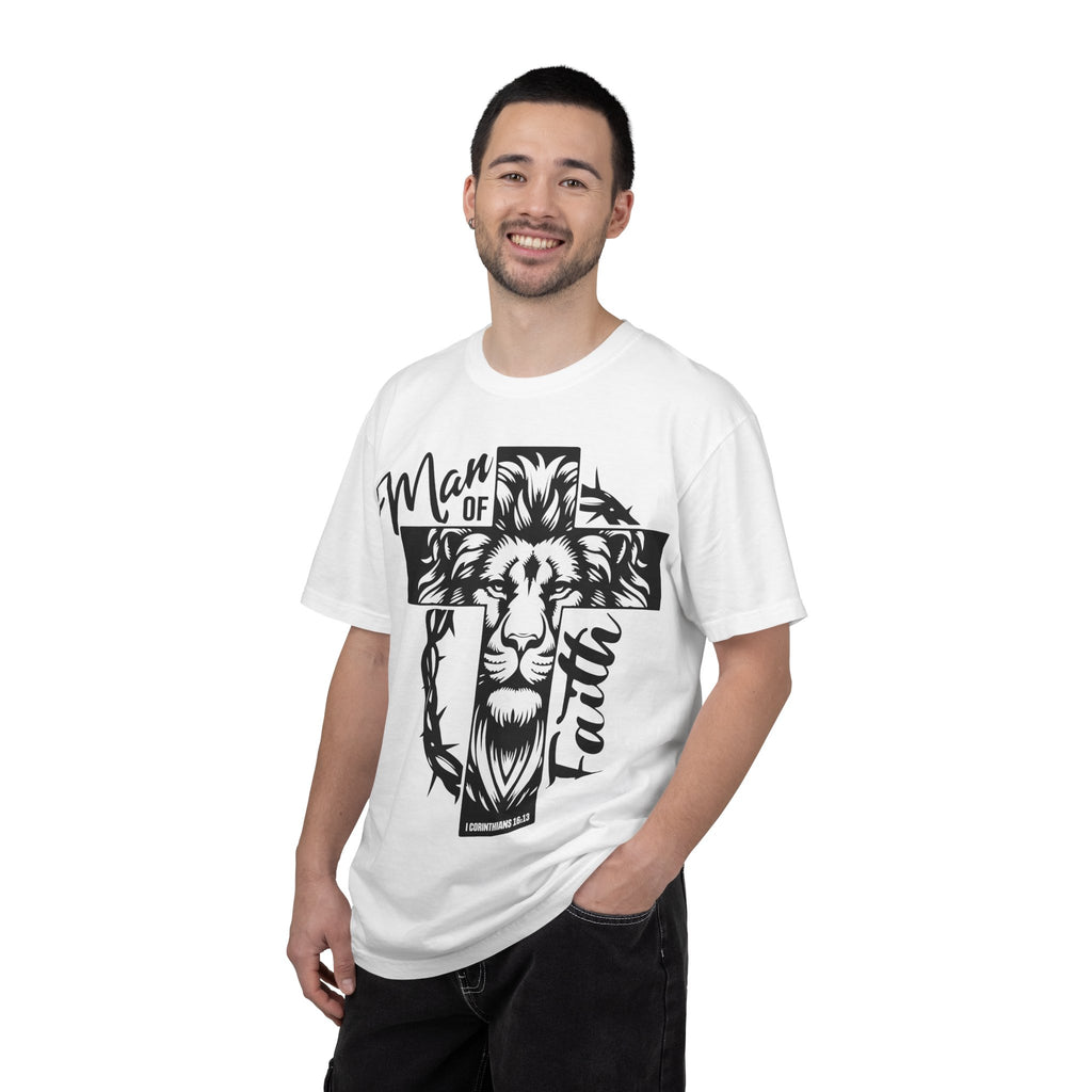 Man of Faith Lion Cross T-Shirt