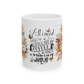 Ceramic Mug — Floral Faith Coffee Mug 11 oz
