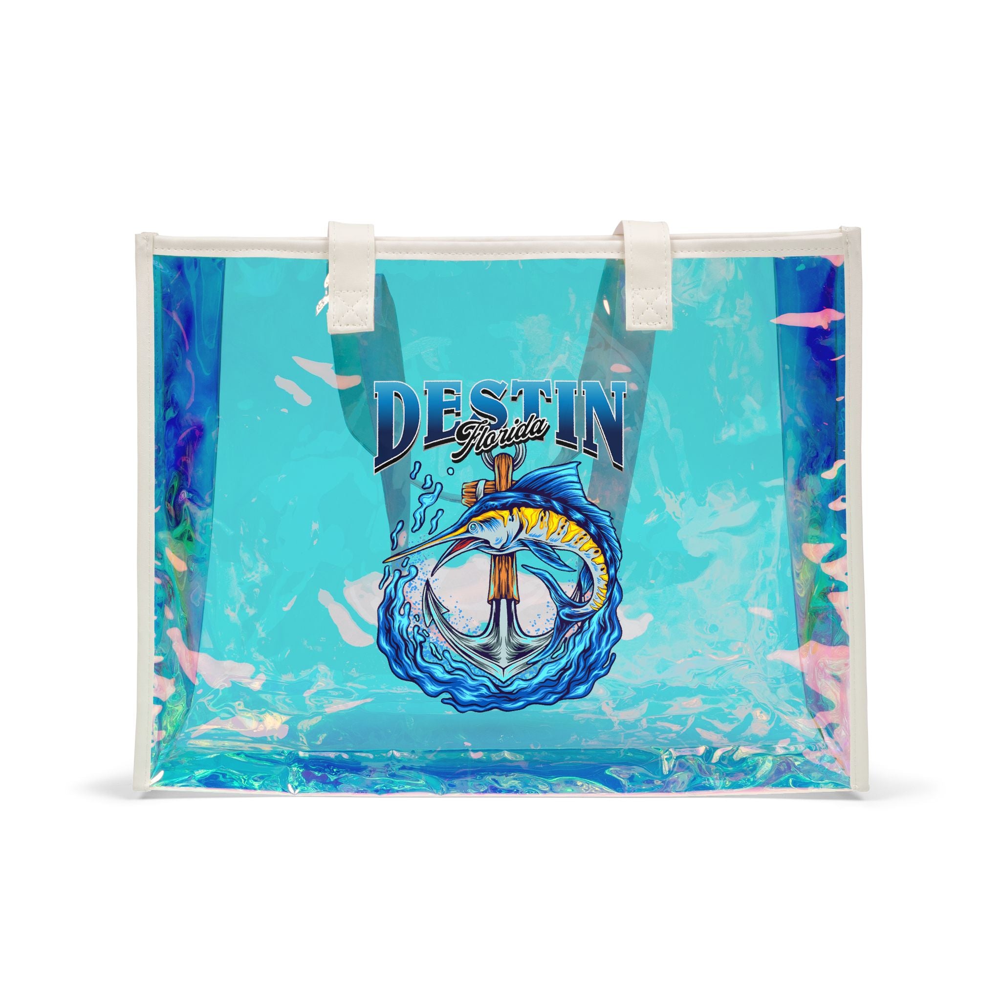Beach Holographic Tote Bag