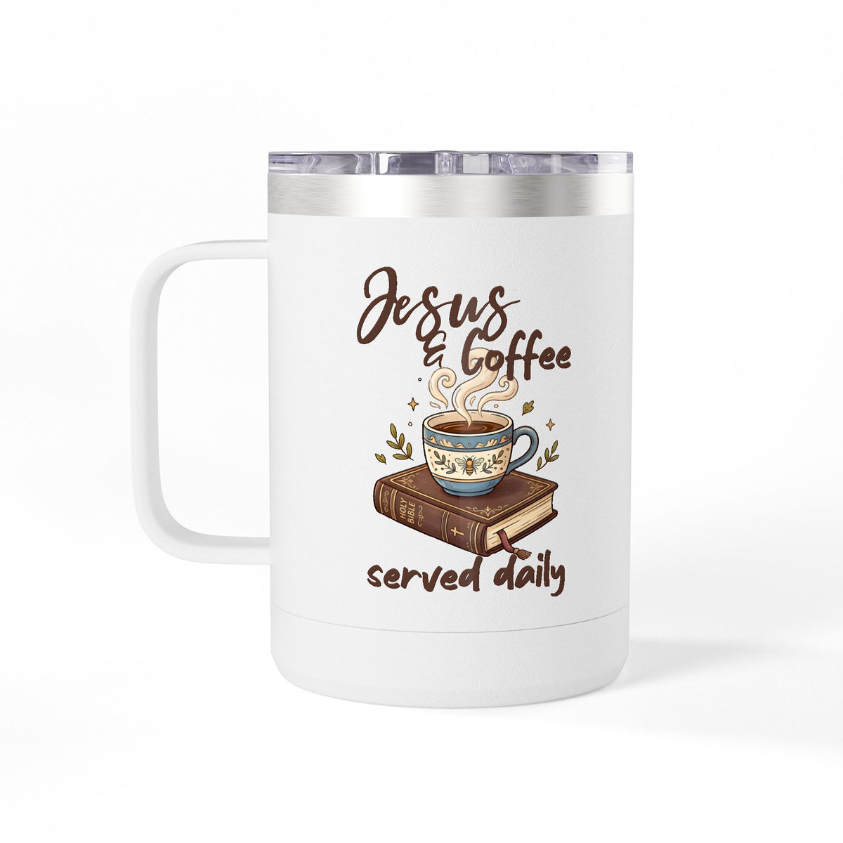 Coffee Tumbler Mug — 15 oz