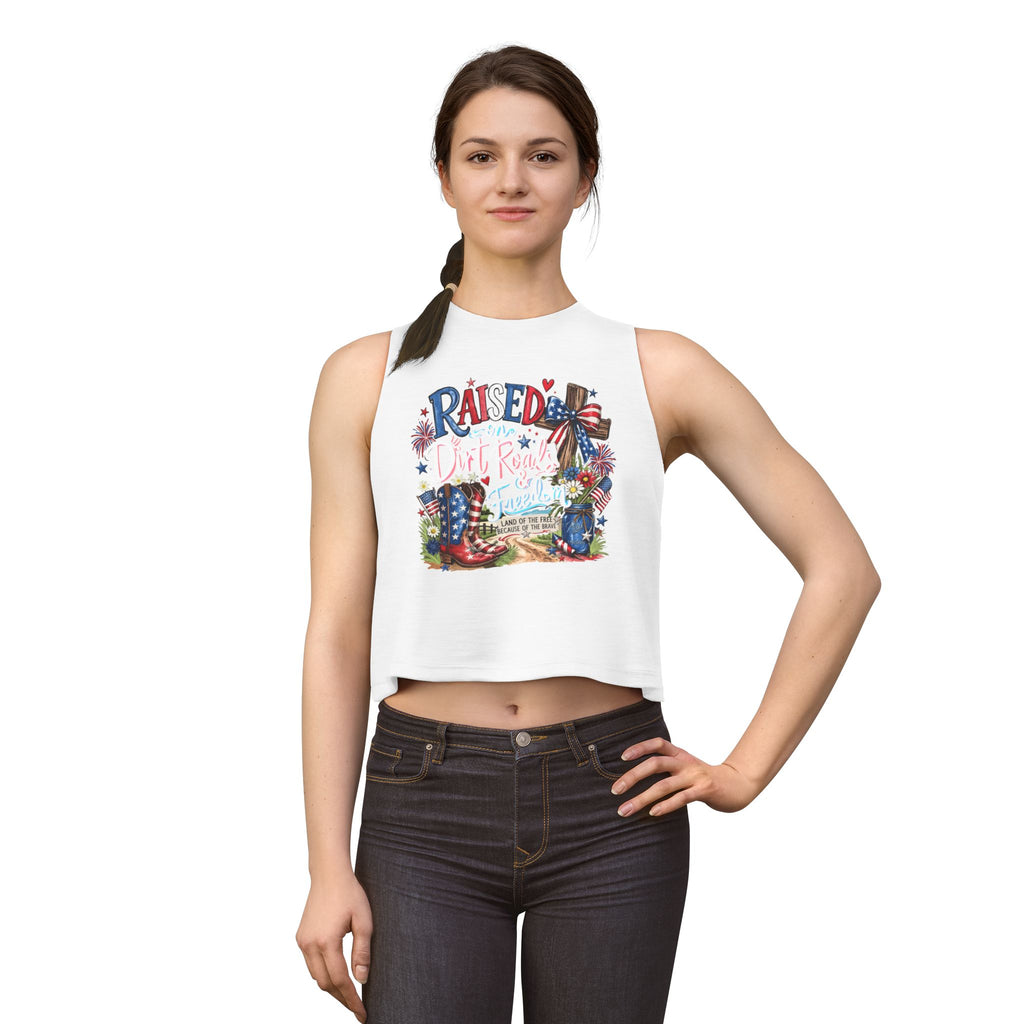 Women's Fourth of July Crop| Patriotic Crop