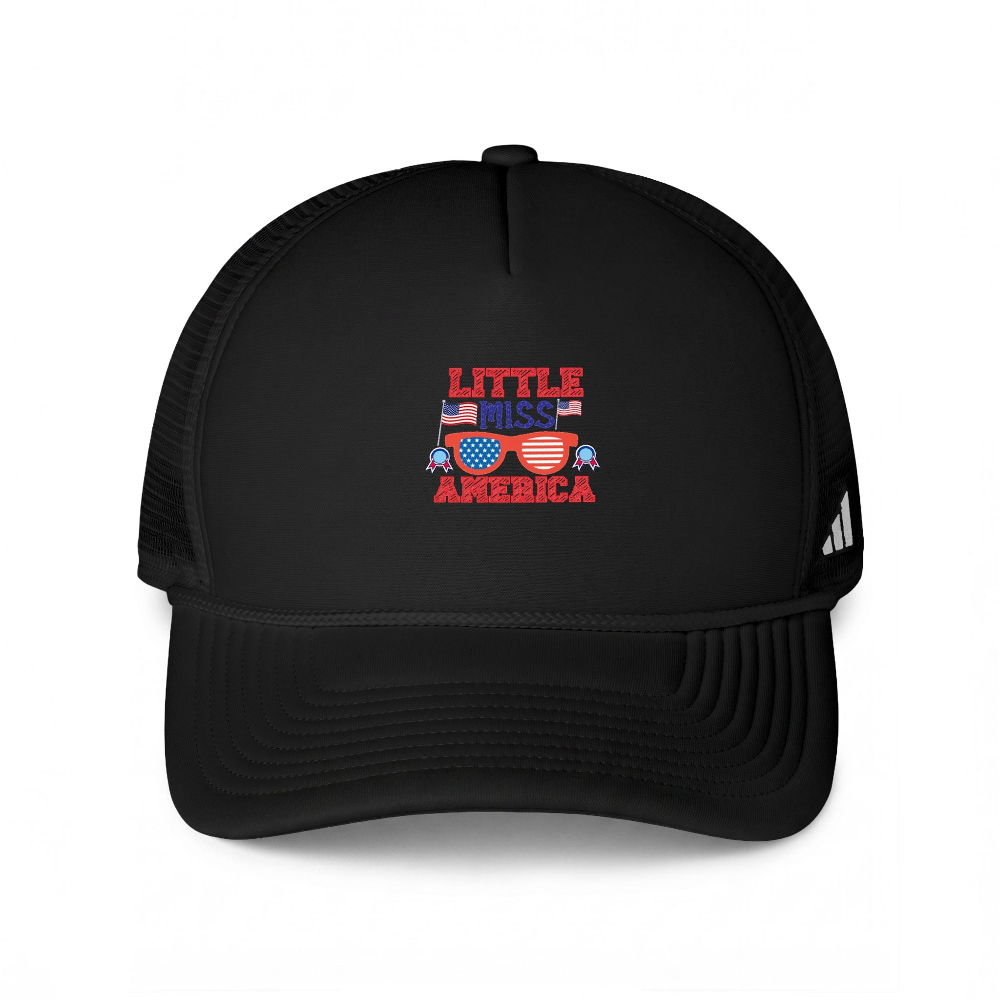 Little Miss America Trucker Cap – Patriotic Kids' Baseball Hat
