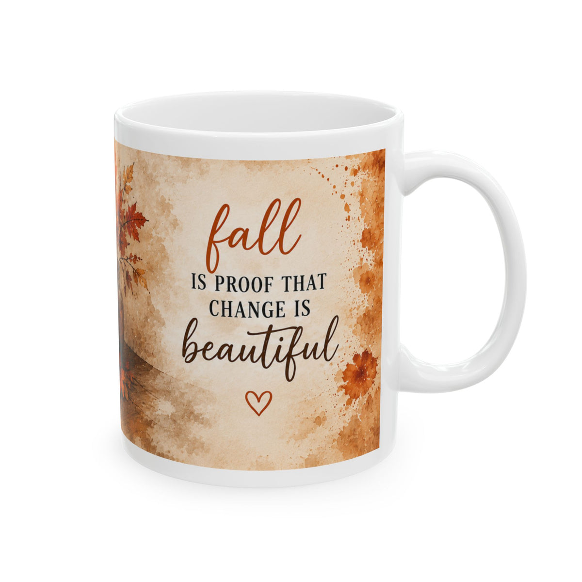 Ceramic Mug – Fall Leaves 11oz