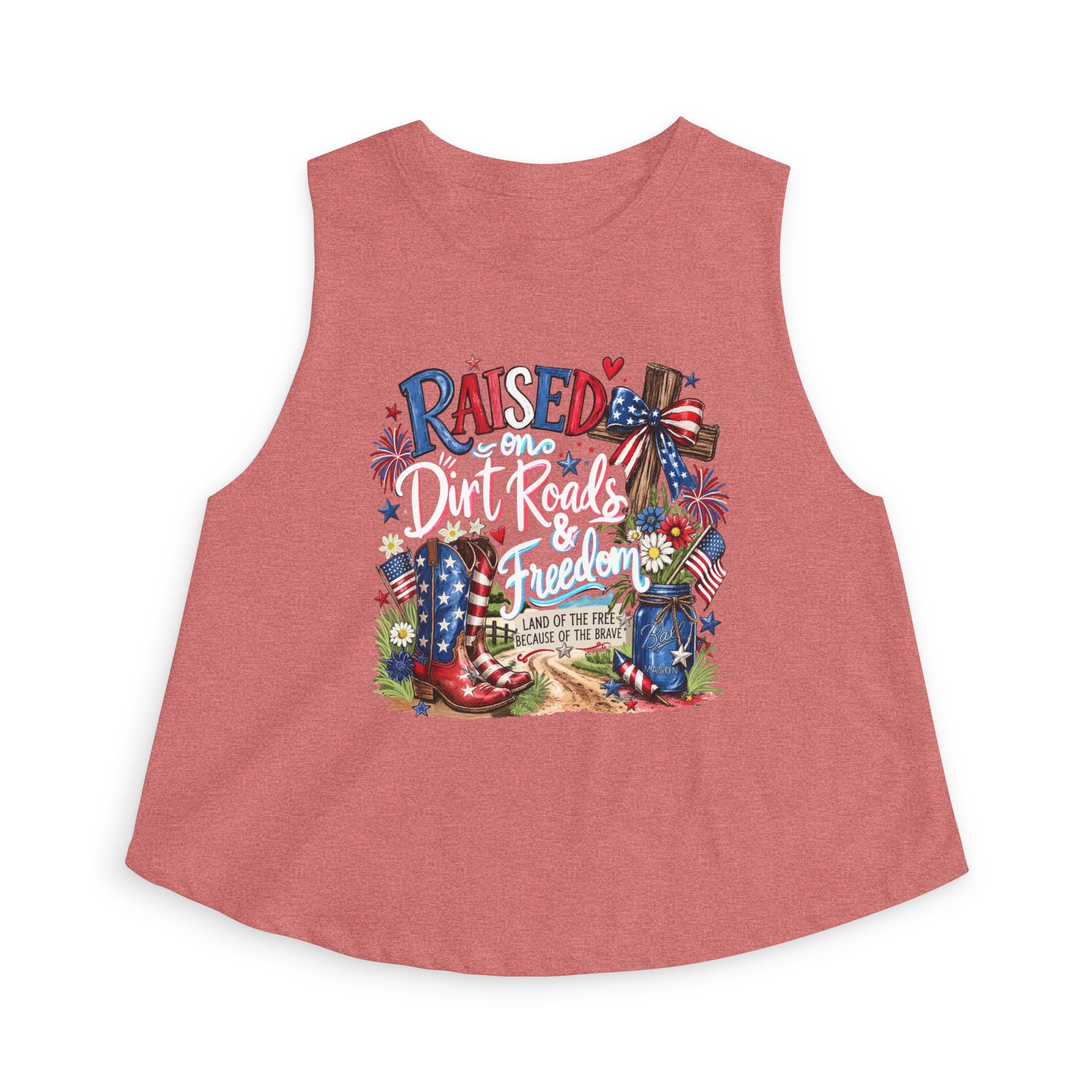 Women's Fourth of July Crop| Patriotic Crop
