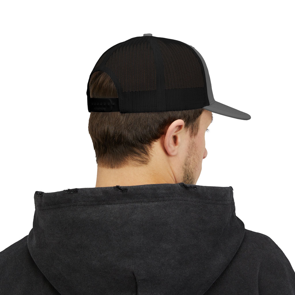 Trucker Cap — 'Good Man' Lion Graphic Snapback Hat