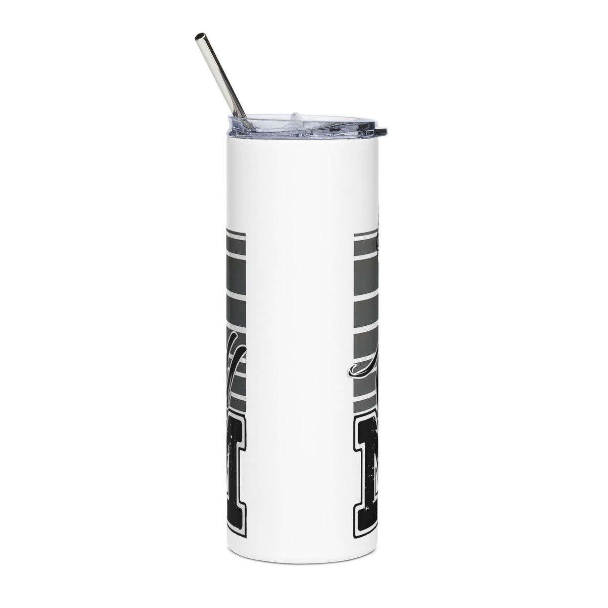 Stainless Steel Tumbler — Polka Dot Bow Design