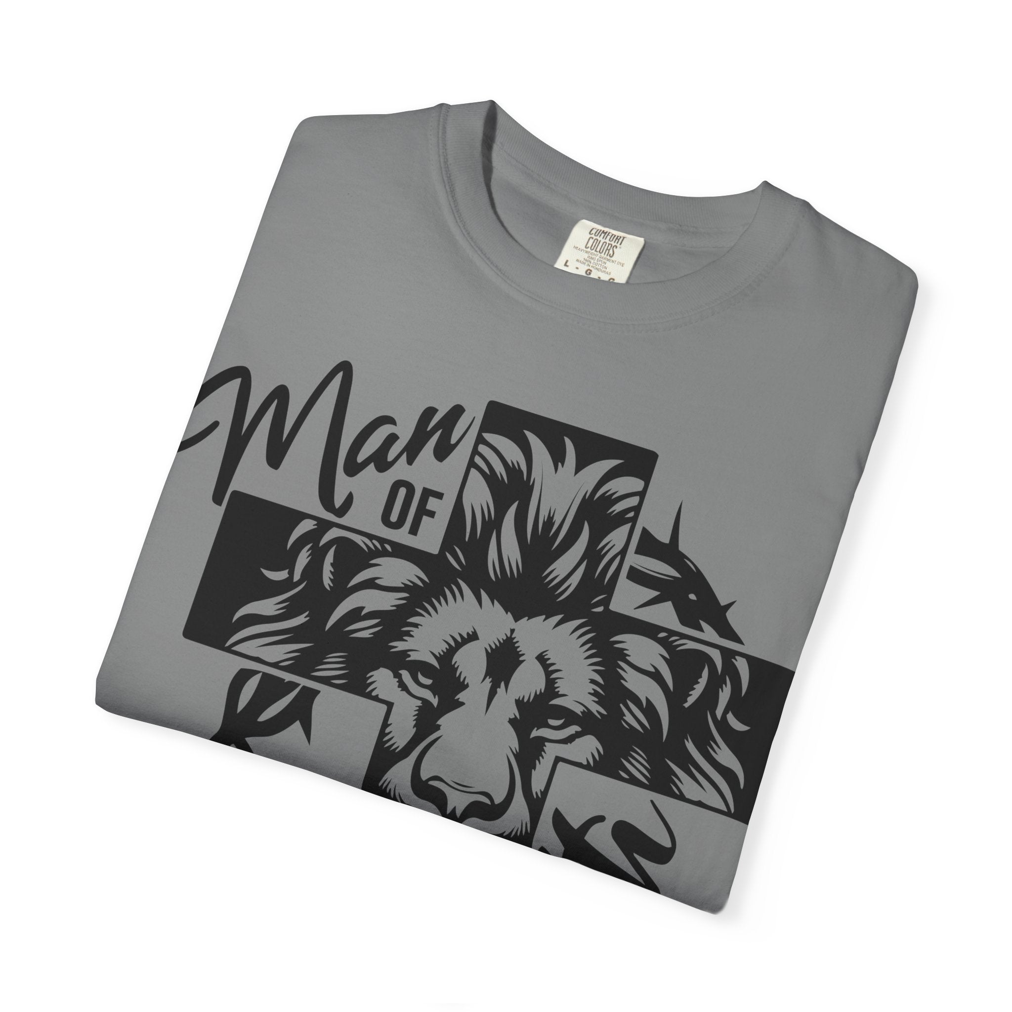 Man of Faith Lion Cross T-Shirt