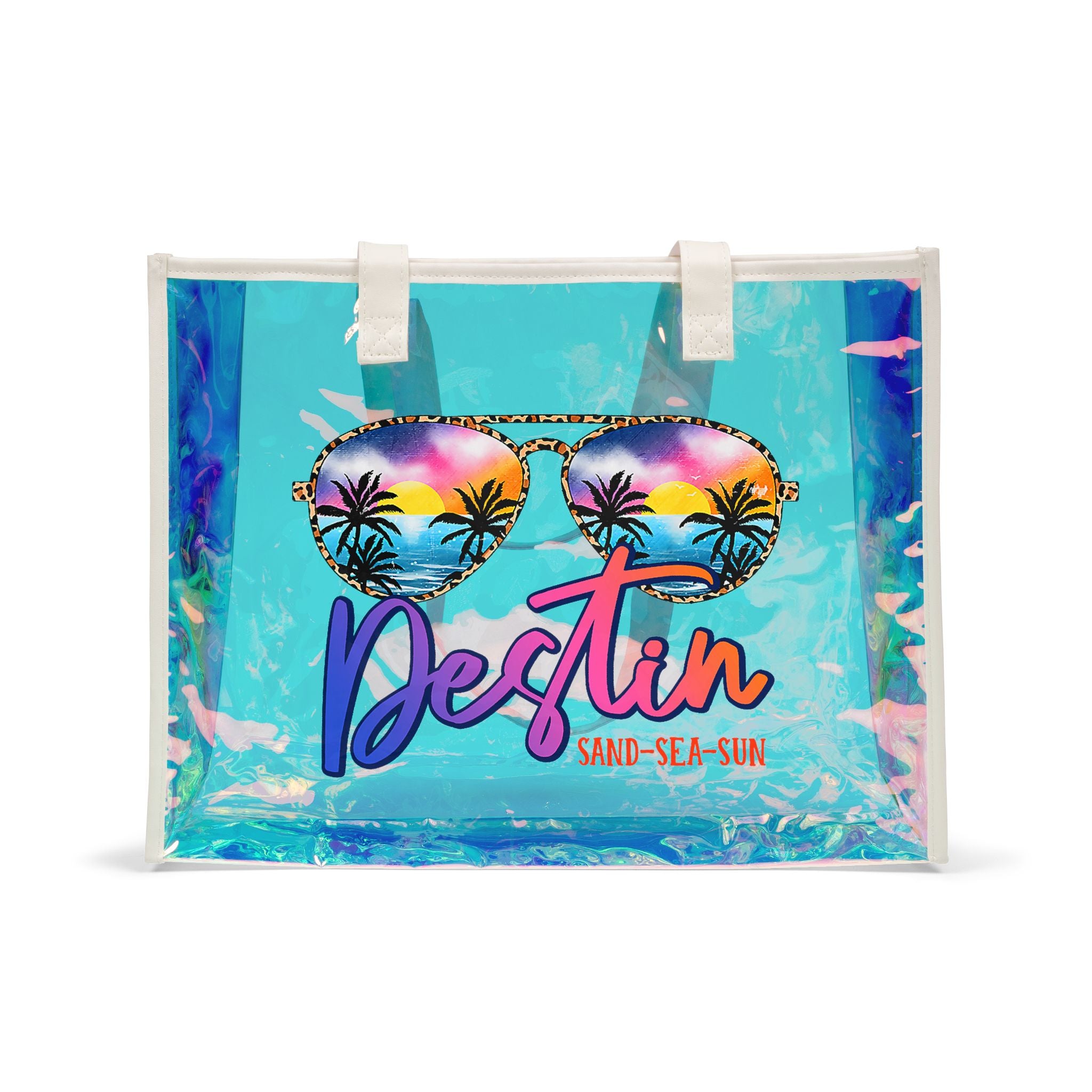 Beach Holographic Tote Bag