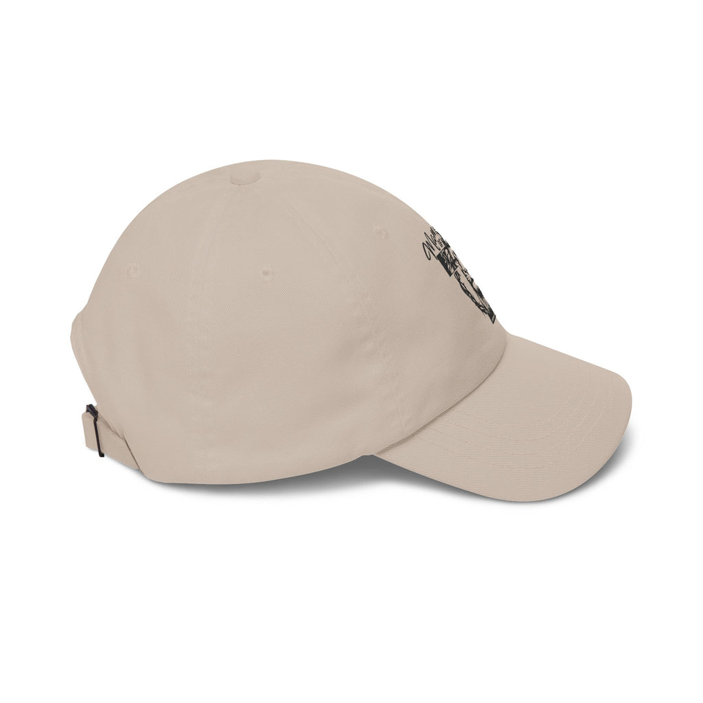 Classic Dad Cap — Lion & Cross 'More Faith' Embroidered Baseball Hat