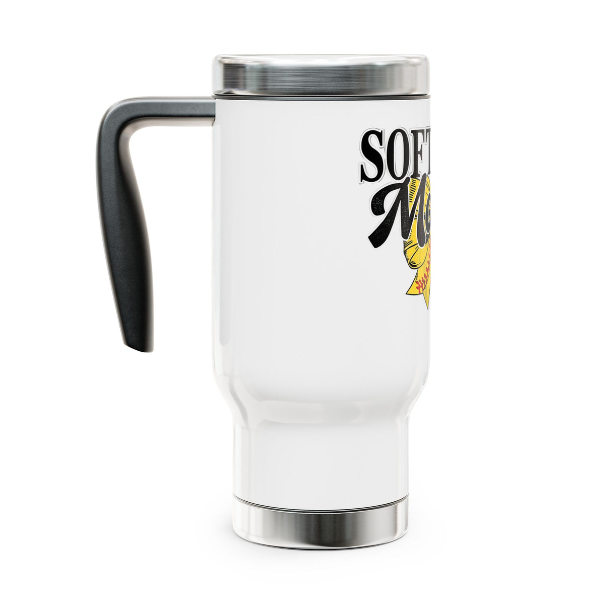 Stainless Steel Travel Mug with Handle