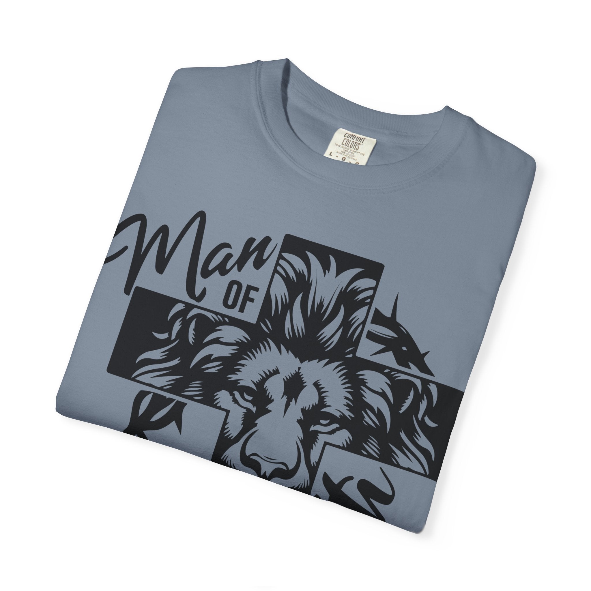Man of Faith Lion Cross T-Shirt