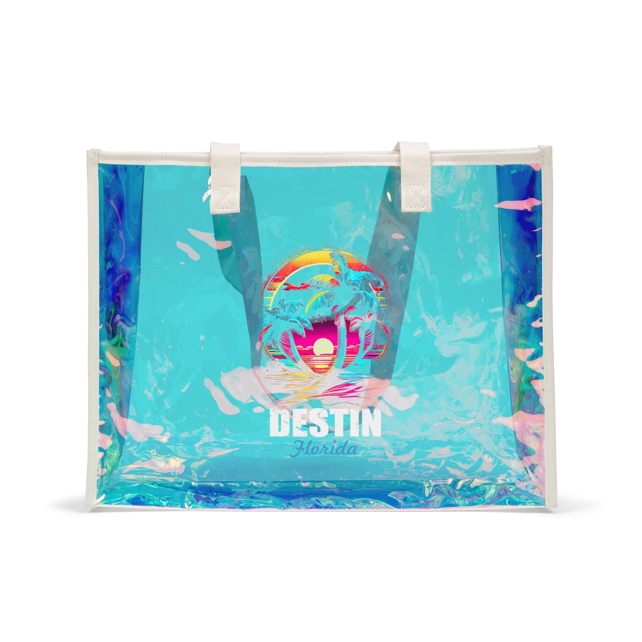 Beach Holographic Tote Bag