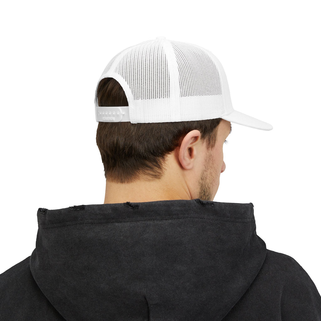Trucker Cap — 'Good Man' Lion Graphic Snapback Hat