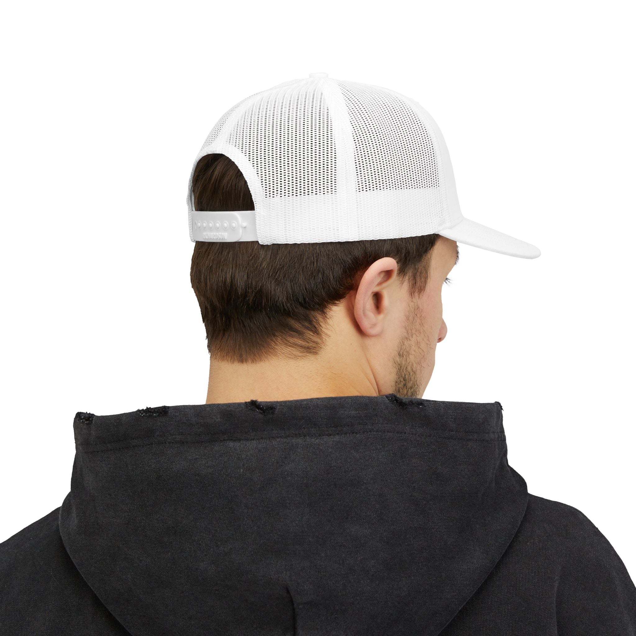 Trucker Cap — 'Good Man' Lion Graphic Snapback Hat