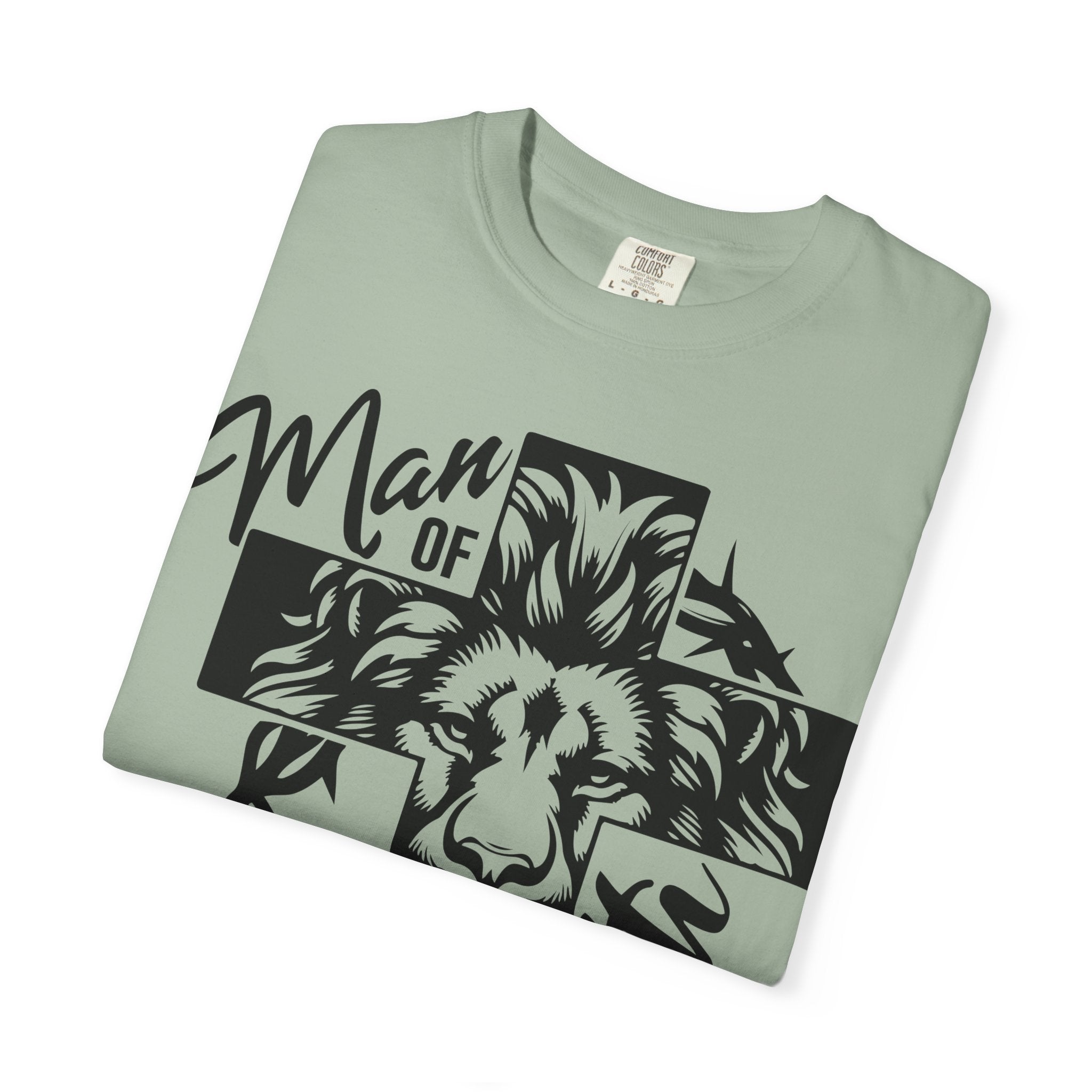 Man of Faith Lion Cross T-Shirt