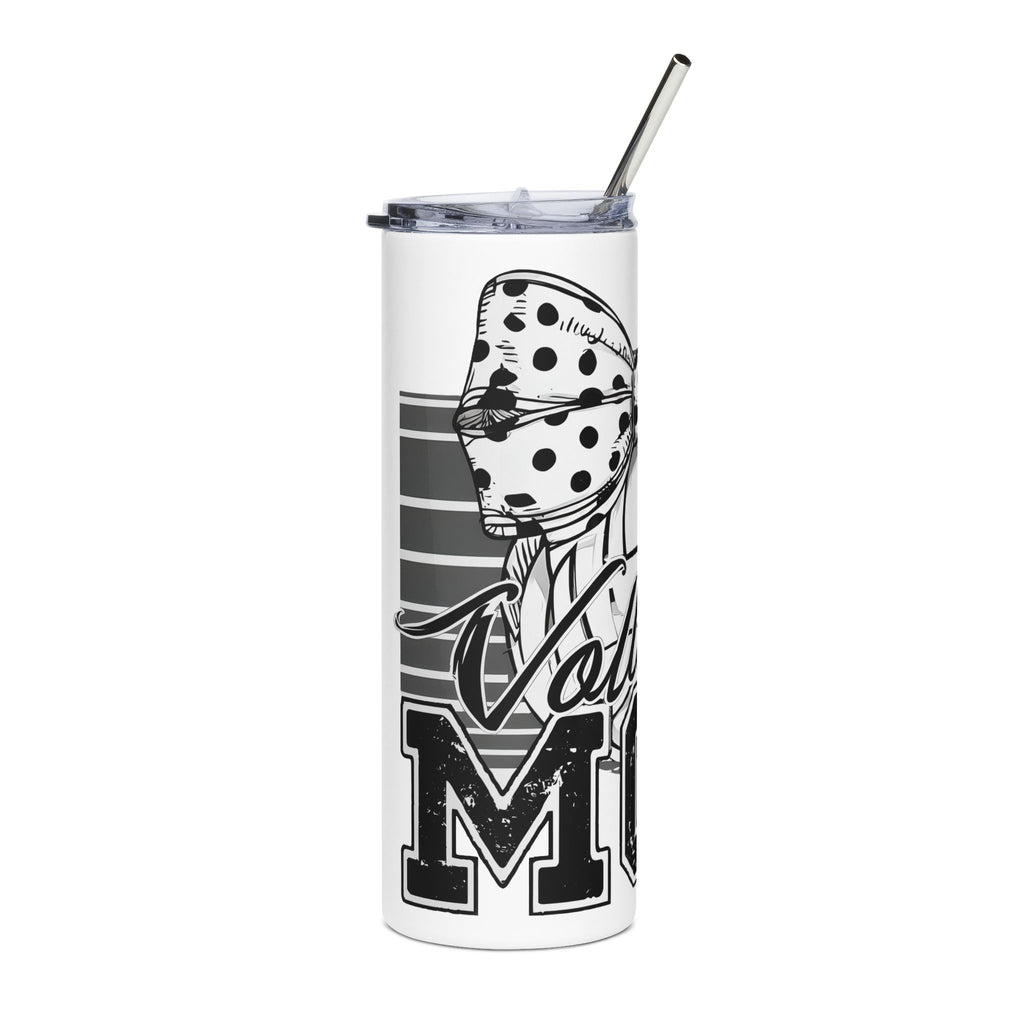 Stainless Steel Tumbler — Polka Dot Bow Design