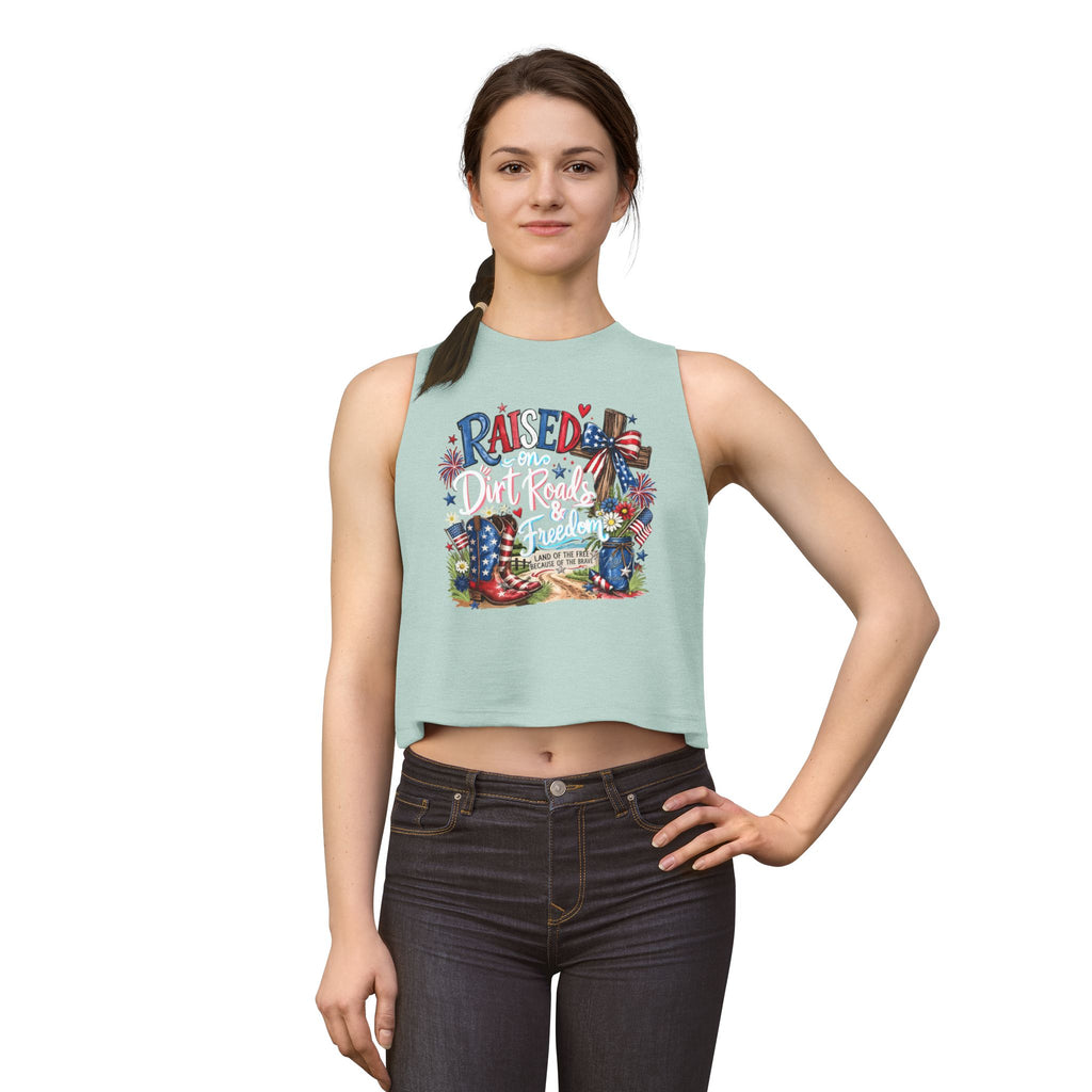 Women's Fourth of July Crop| Patriotic Crop