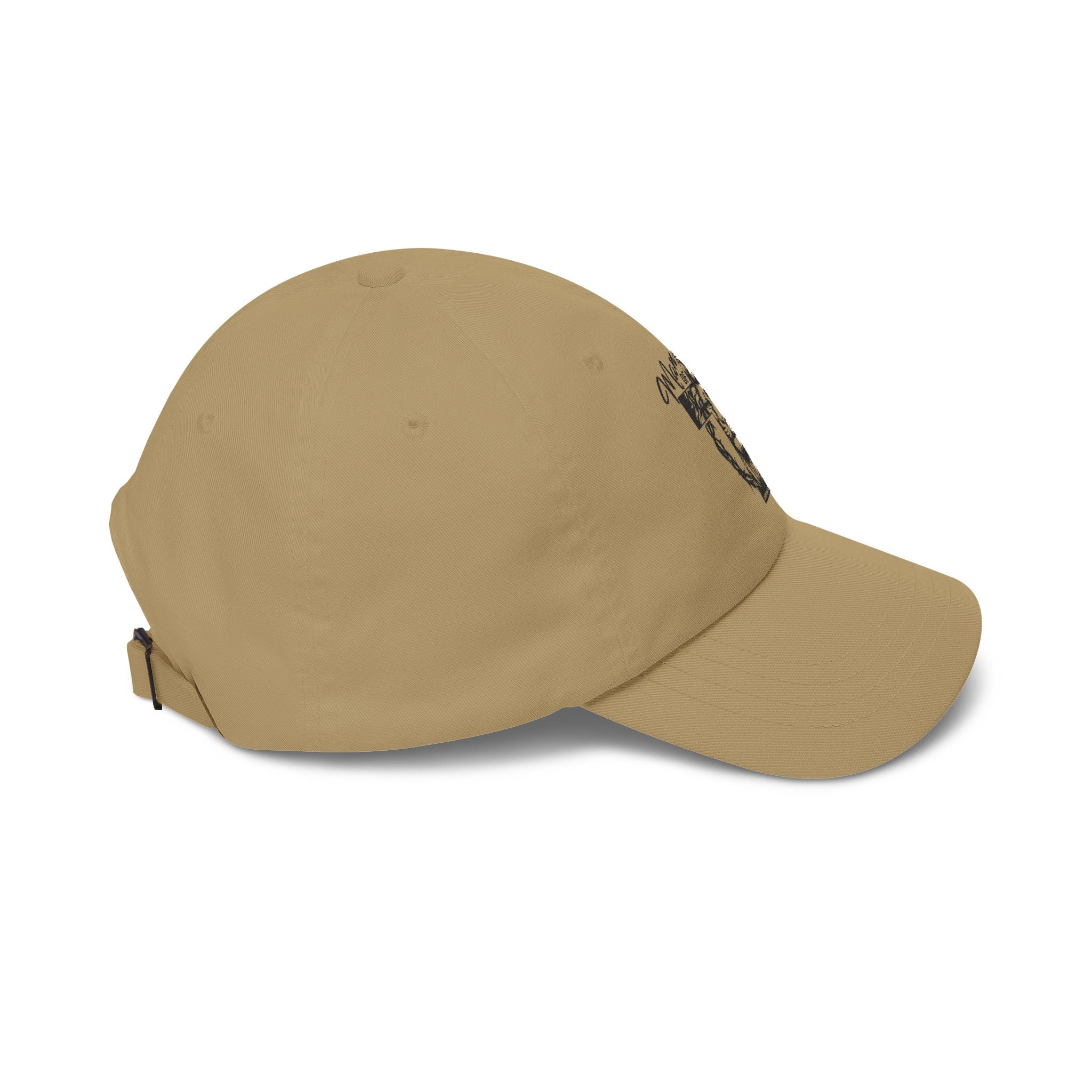 Classic Dad Cap — Lion & Cross 'More Faith' Embroidered Baseball Hat