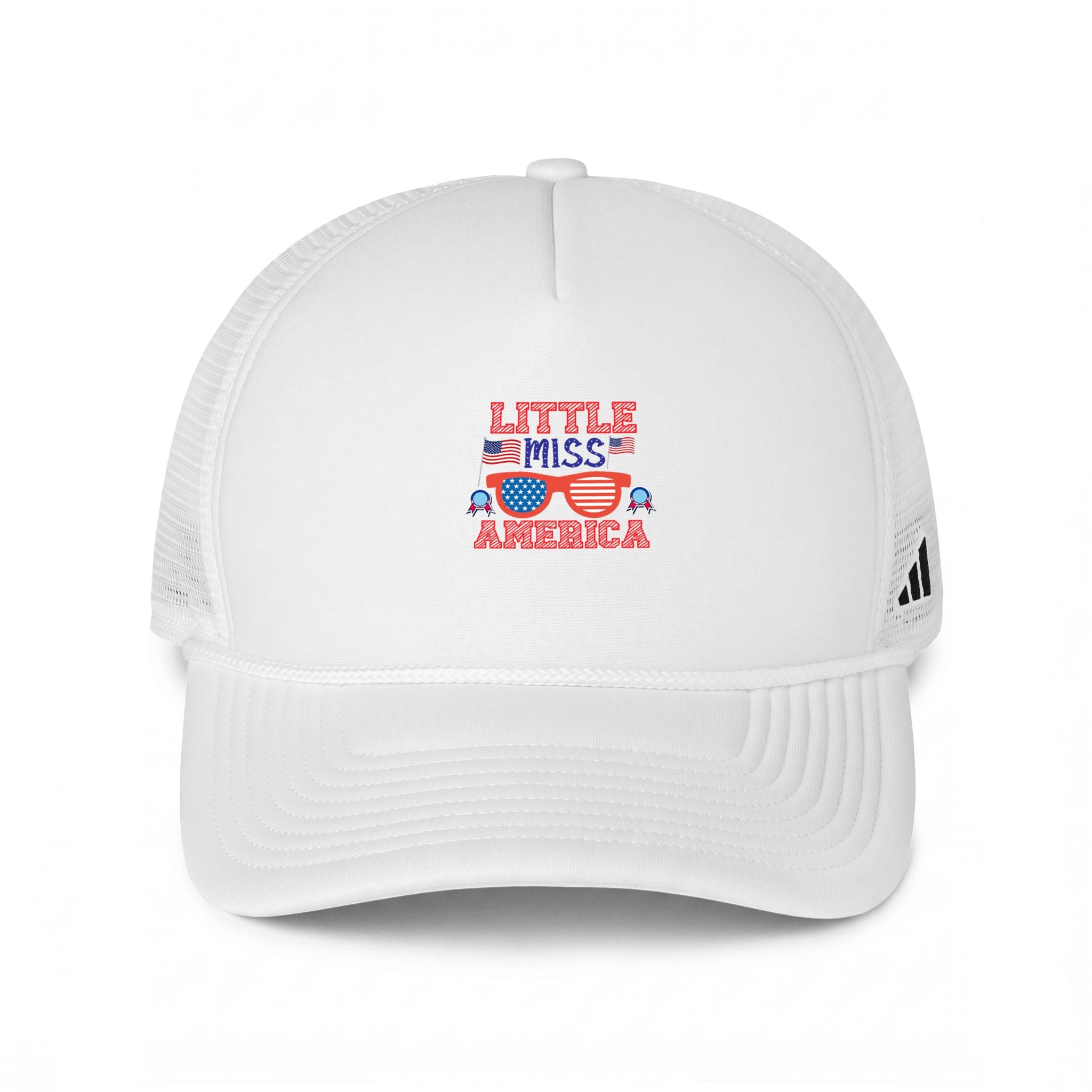 Little Miss America Trucker Cap – Patriotic Kids' Baseball Hat