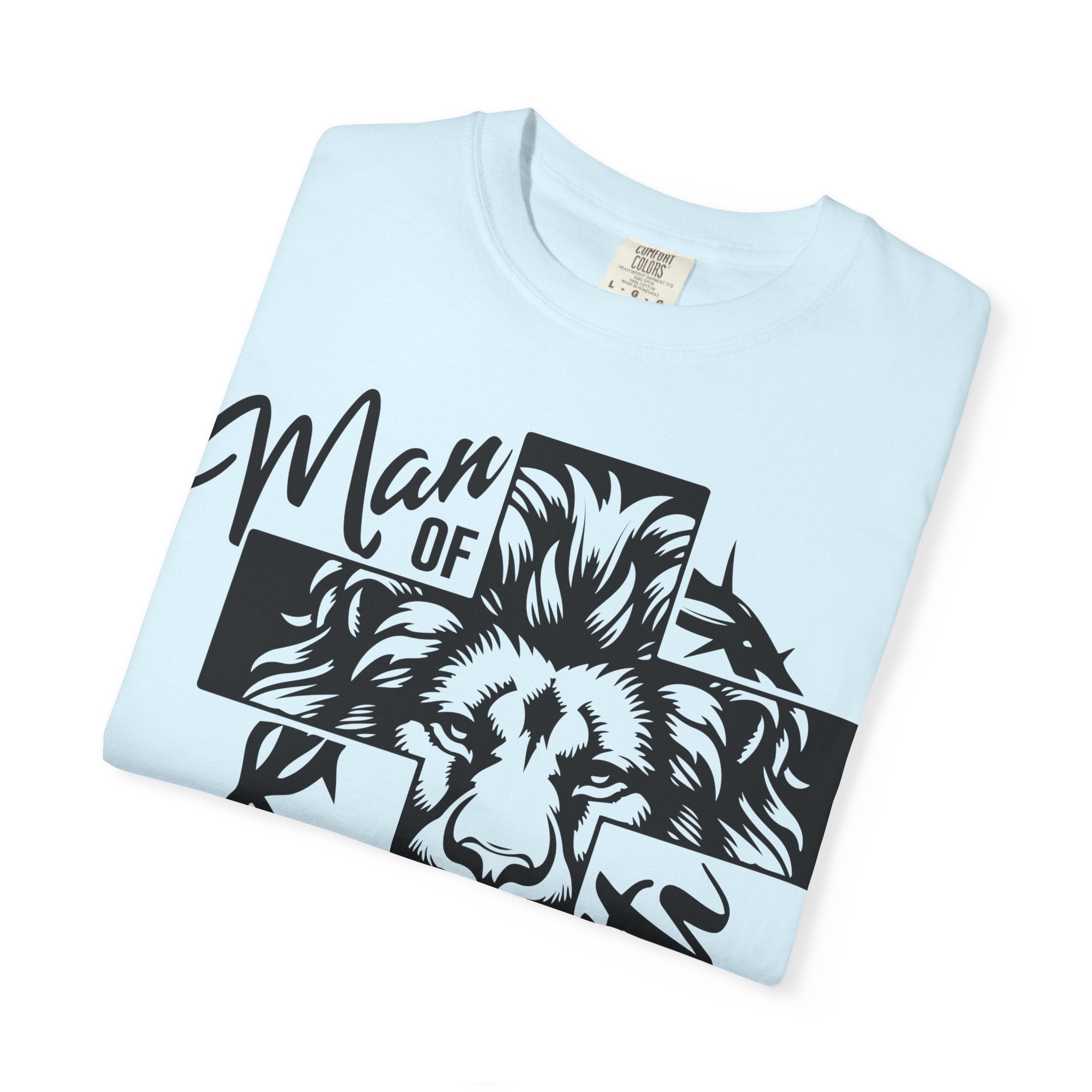 Man of Faith Lion Cross T-Shirt