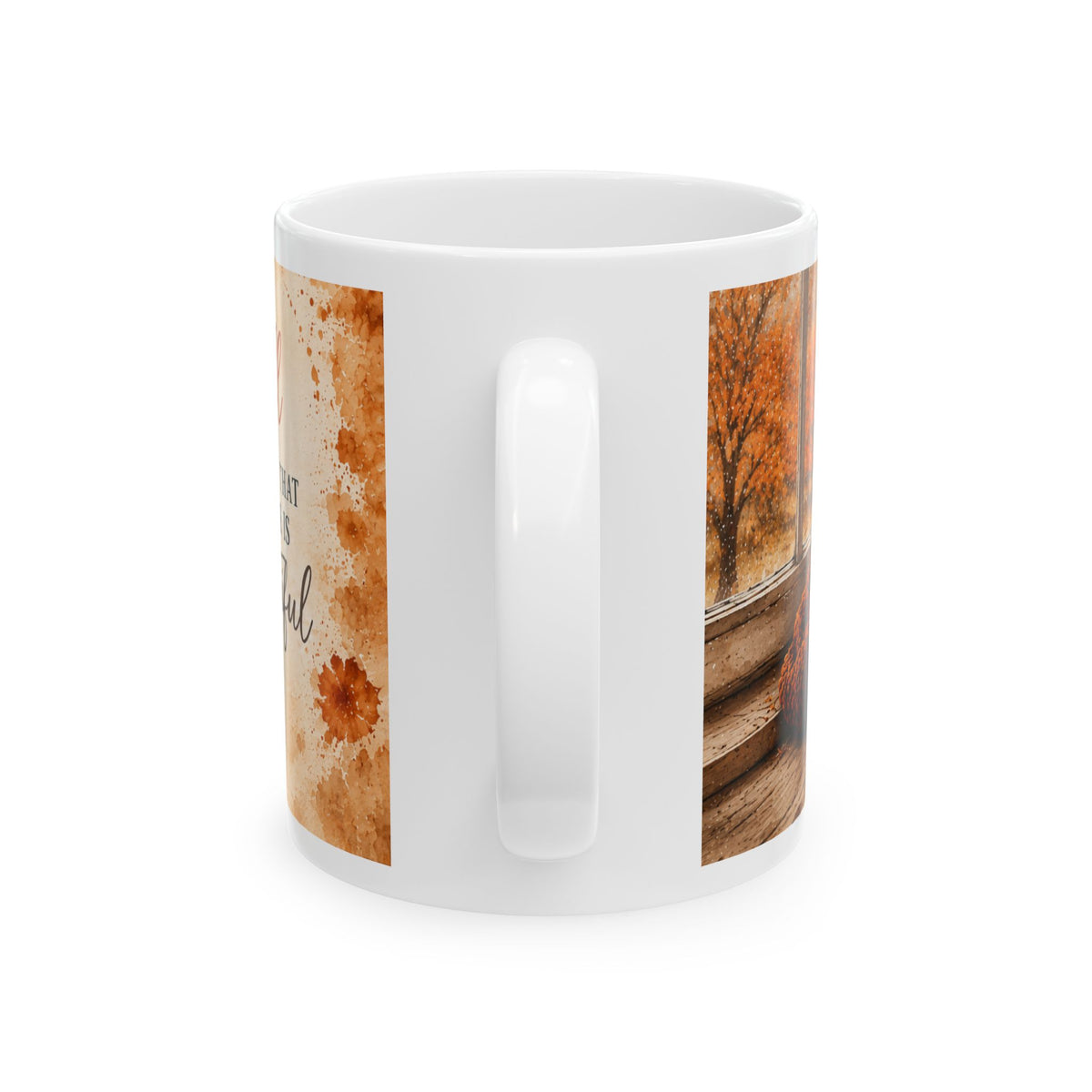 Ceramic Mug – Fall Leaves 11oz
