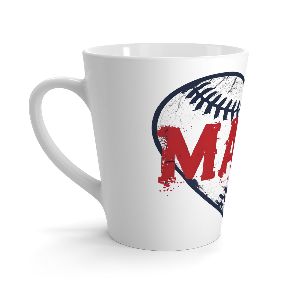 Latte Mug – Baseball Mama 12 oz