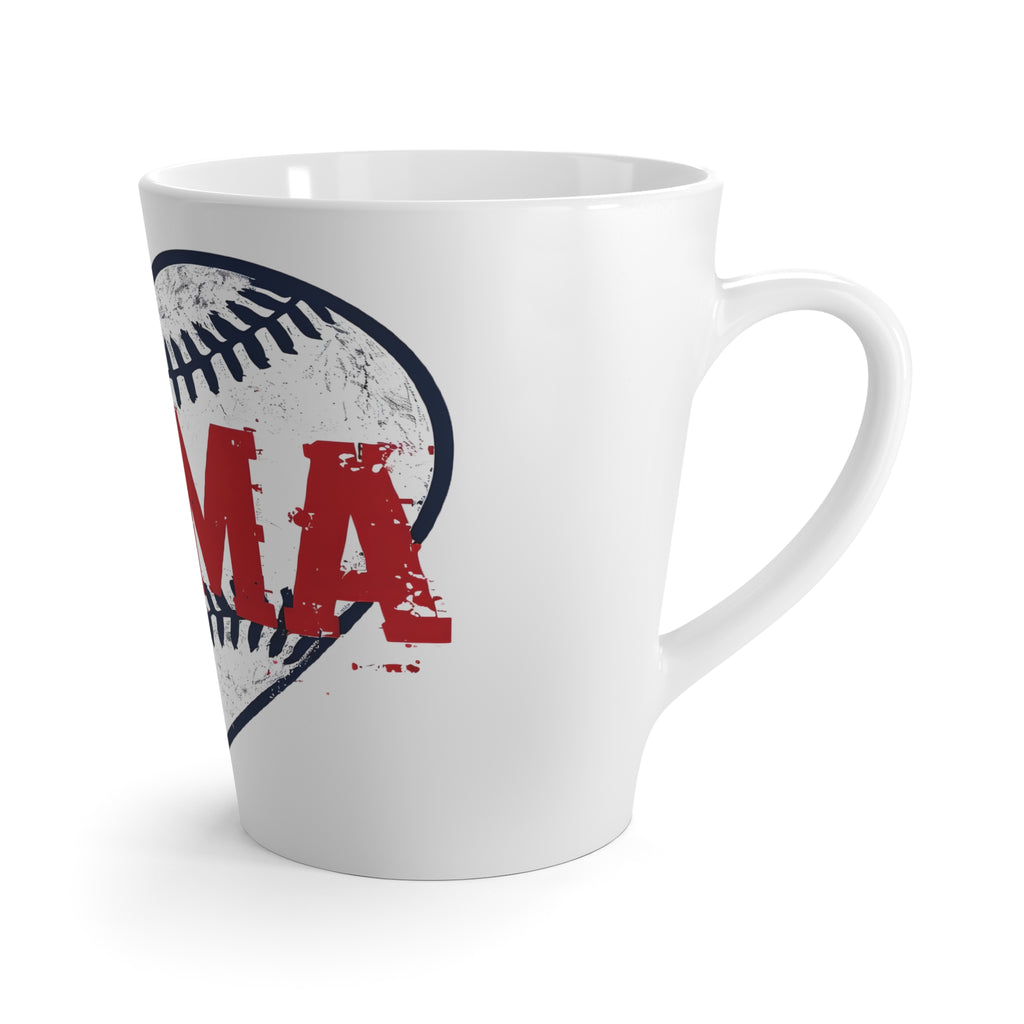 Latte Mug – Baseball Mama 12 oz